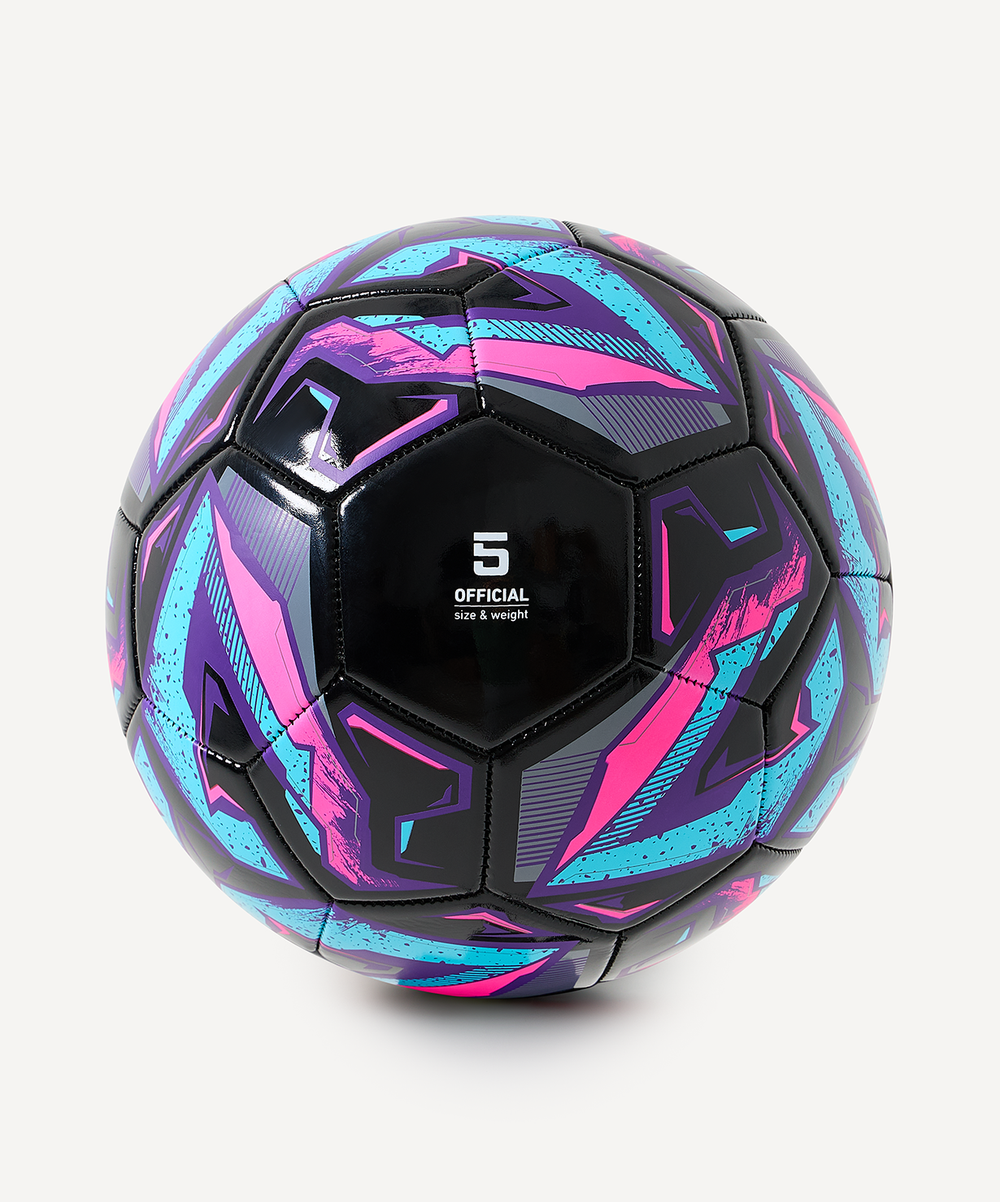 Мяч футбольный Intro №5, черный