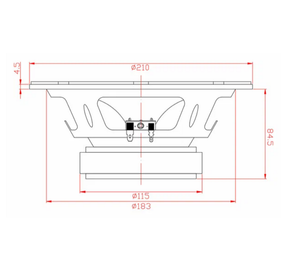 Автоколонки URAL TT 200.2 эстрадная акустика (8"/2шт)