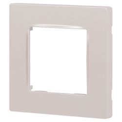 Рамка для розеток и выключателей ЭРА Серия 12 12-5201-15 на 1 пост, Классик, перламутр