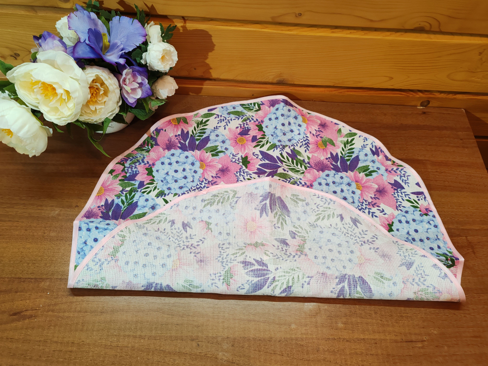 Полотенце кухонное, круглое, 2 шт, вафельное полотно