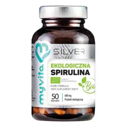 MyVita Silver Spirulina Organic Bio 600 мг - 50 капсул