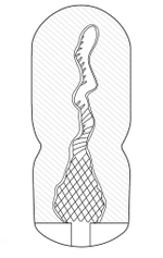 Мастурбатор с эффектом вакуума Spiral Touch