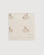 Плед вязанный Animal Rabbits Кремовый, 100% хлопок
