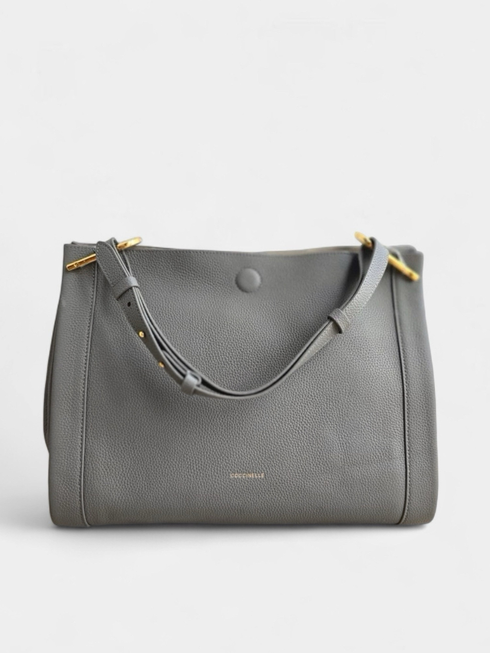 Сумка большая Coccinelle серая