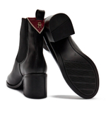 Кожаные ботильоны на каблуке Tommy Hilfiger - черный(FW0FW08112)