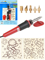 Набор для выжигания по дереву 2 плашки 15х15см. "Мир космоса" ( Арт. НР-4331)