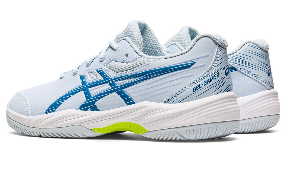 детские Кроссовки теннисные Asics Gel-Game 9 GS - sky/reborn blue