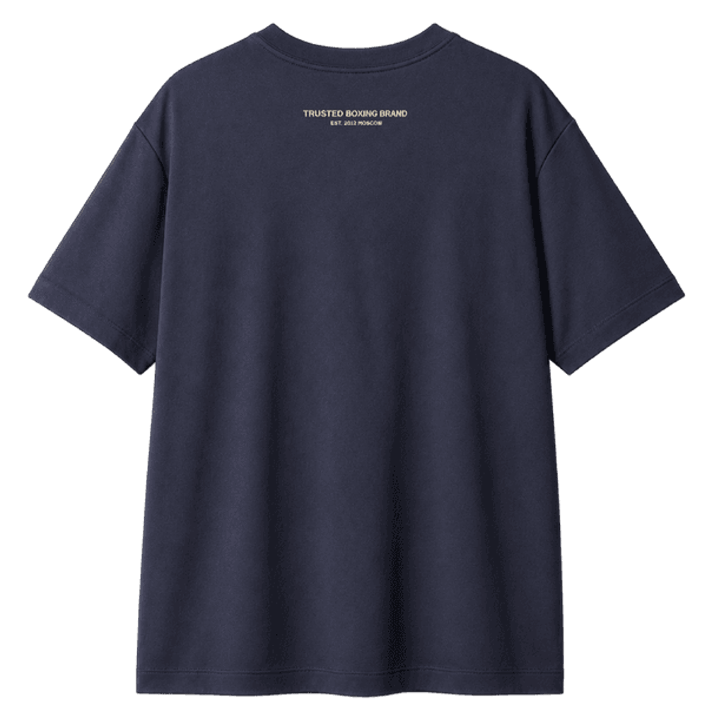 Футболка Ultimatum Boxing TS31-4CT-02 синего цвета из хлопка