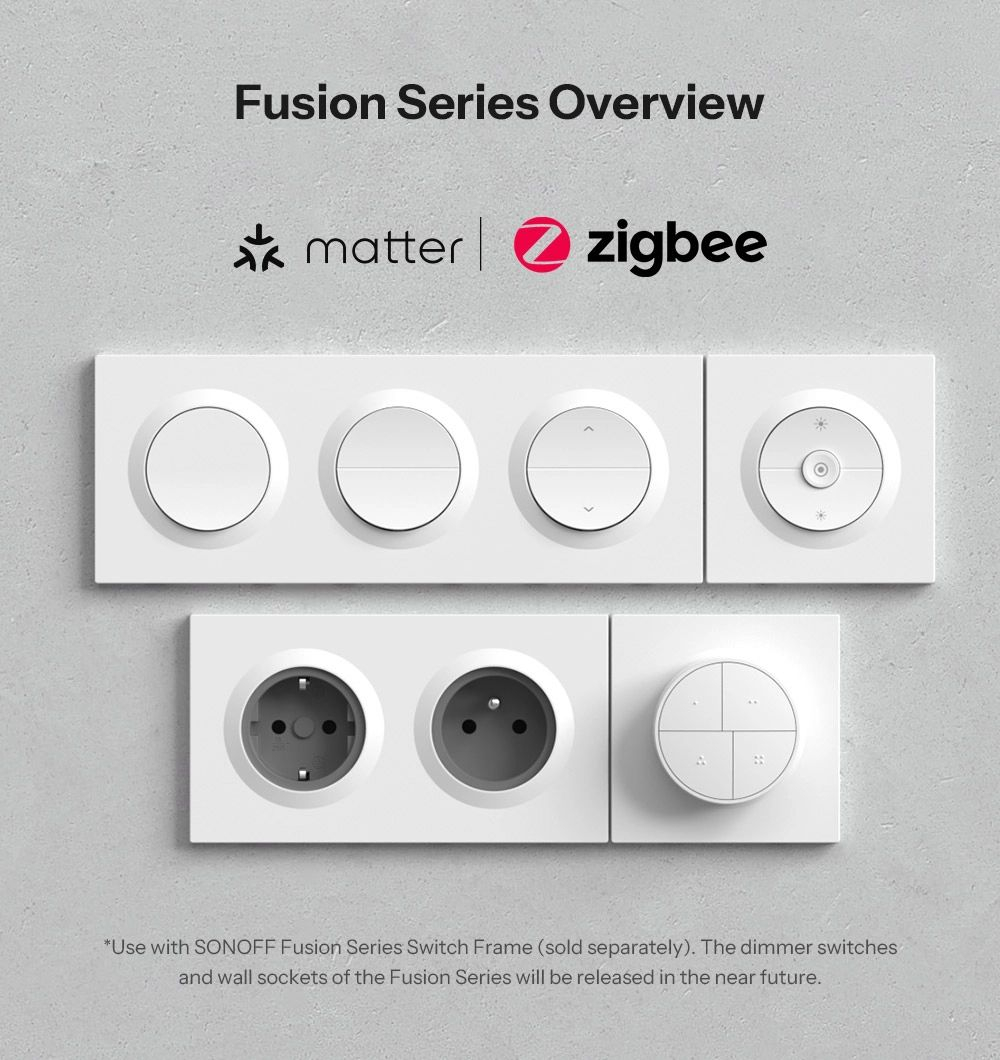 Выключатель для реле SONOFF E2GSL (MINI-2GS/ZB2GS/ZB2GS-L)