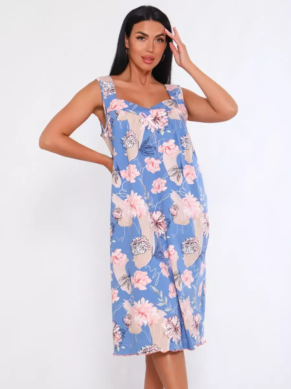 Ночная сорочка на большие размеры