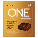 One Brands, ONE Bar, шоколадный брауни, 12 батончиков по 60 г (2,12 унции) каждый