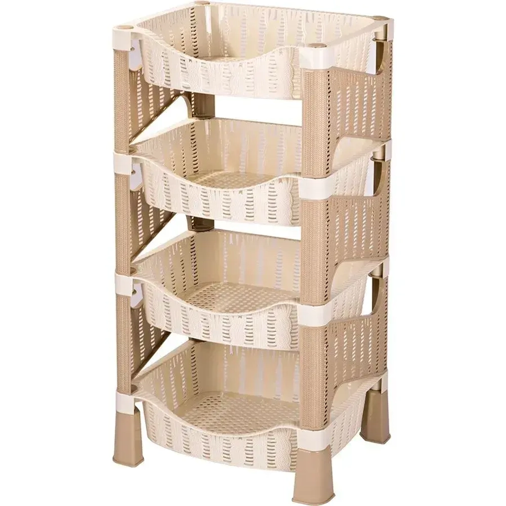 Этажерка универсальная Плетёнка 4-х секционная