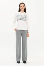 23426 Лонгслив женский (молочный)