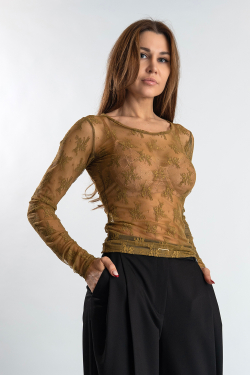 Кружевной лонгслив Imperial