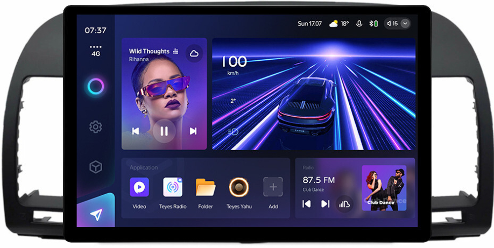 Магнитола Toyota Camry 30 2001-2006 (рамка черная) - Teyes CC3-2K монитор 13" 2K QLED на Android 10, ТОП процессор, 4G SIM-слот, CarPlay