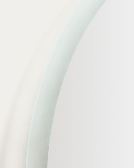 Круглое зеркало для ванной Mervi со LED подсветкой и защитой от запотевания Ø 80 см