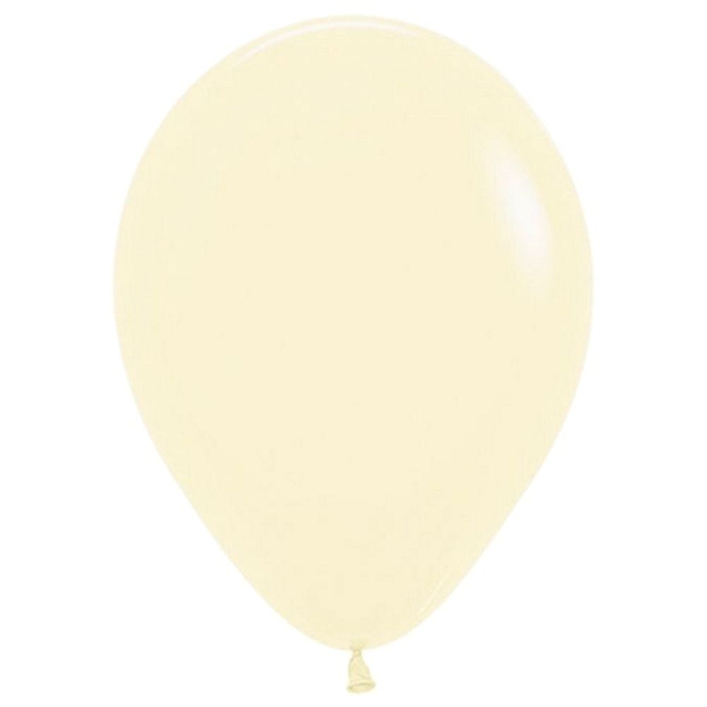 Воздушные шары Sempertex, цвет 620 макарунс нежно-жёлтый, 100 шт. размер 12&quot;