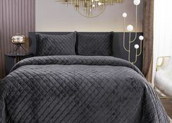 Натаниэль (антрацит) Покрывало 160х220