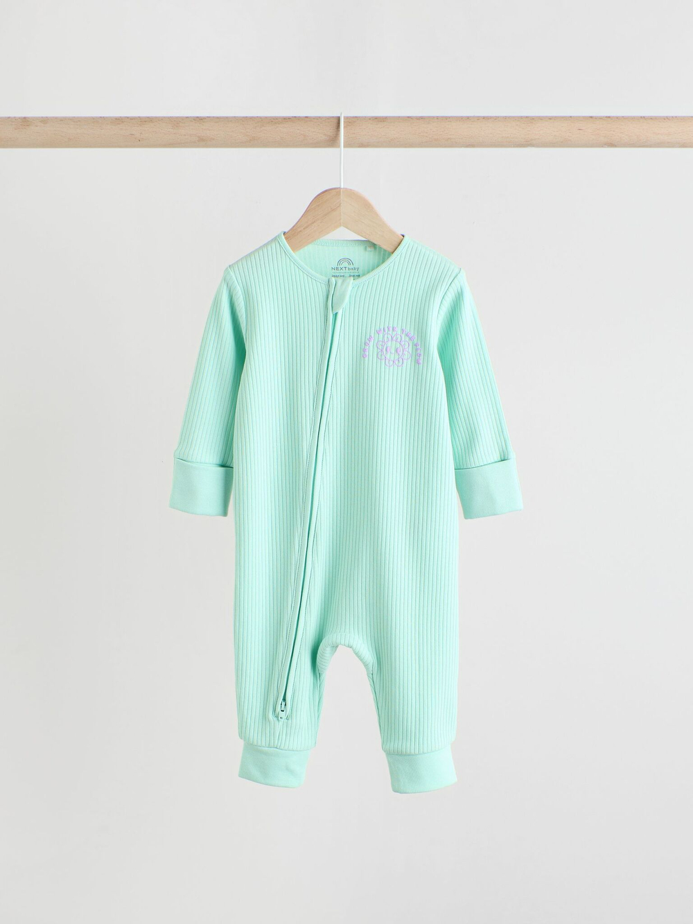 Комбинезон / Cлип для малышей Next E18-348, 3 шт., Светло-зеленый, Светло-желтый, Светло-фиолетовый