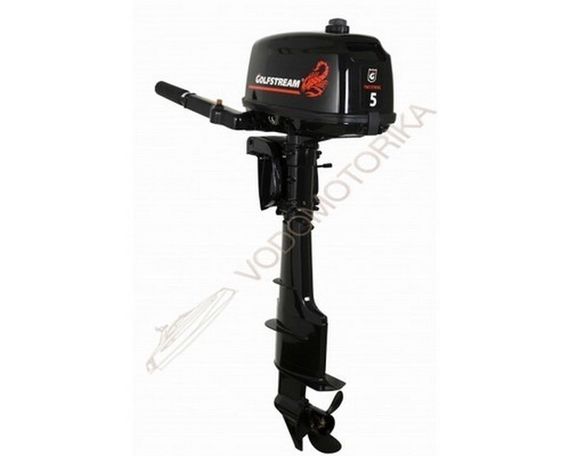 Лодочный мотор Golfstream T5BML 5 л.с. двухтактный