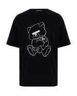 UNDERCOVER ФУТБОЛКА ЧЕРНАЯ БАЗОВАЯ ПРИНТ BIG BEAR
