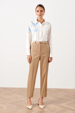 23029 Блузка женская (молочный)