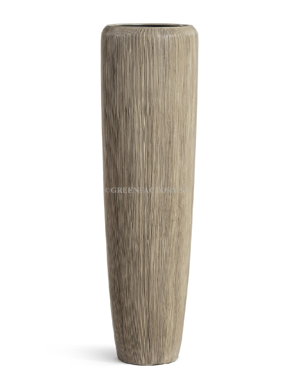 Кашпо TREEZ Effectory - серия Wow - Высокий конус Design - Капучино