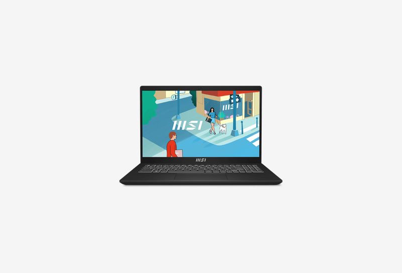 Ноутбук 15.6" MSI Intel Core i7-1355U 1.7 ГГц 16 ГБ DDR4 Intel Iris Xe Graphics Modern 15 B13M-607RU