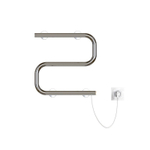 Полотенцесушитель MIXLINE SIMPLE S 40x40 (кнопочный выкл, 100 Вт) ХРОМ