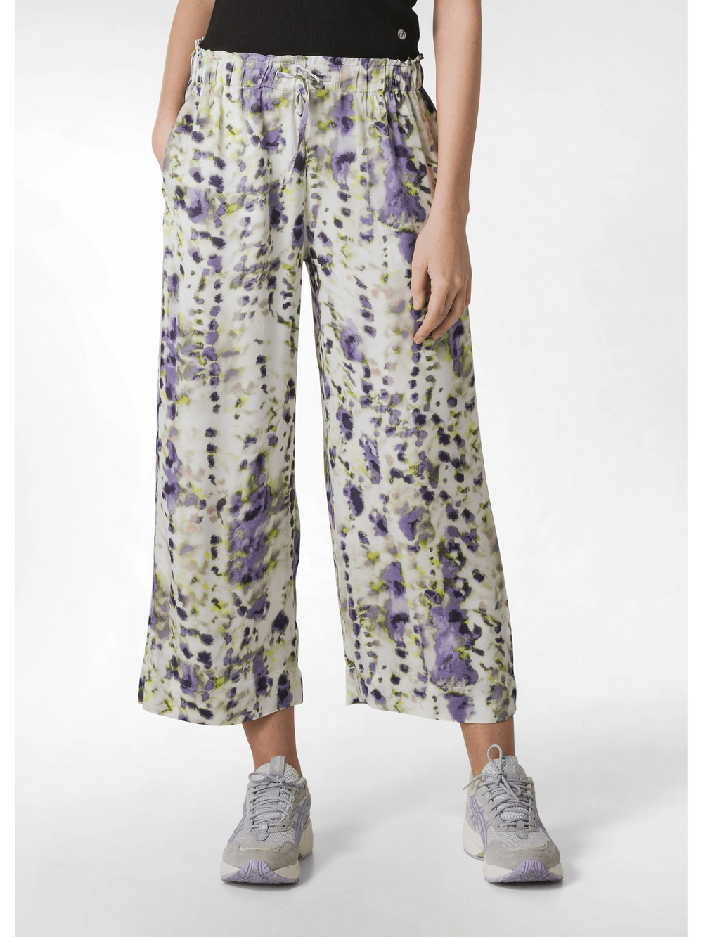 Брюки женские Allover Satin Crop Pants DEHA