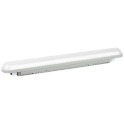 Линейный светодиодный светильник ЭРА SPP-202-0-40K-L18 18Вт 4000К IP65 600 матовый транзит гарантия 5 лет | Линейные светодиодные светильники IP65