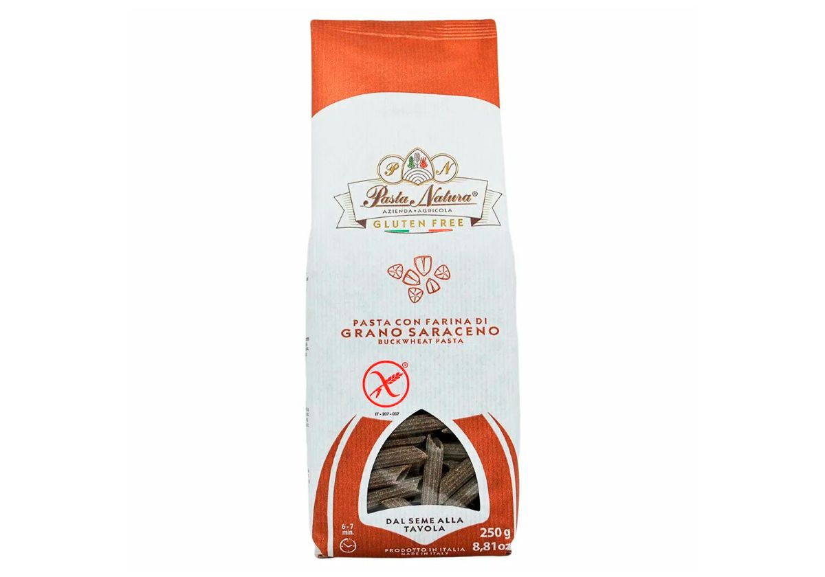 Макароны  Пенне из гречихи "Pasta Natura", 250г