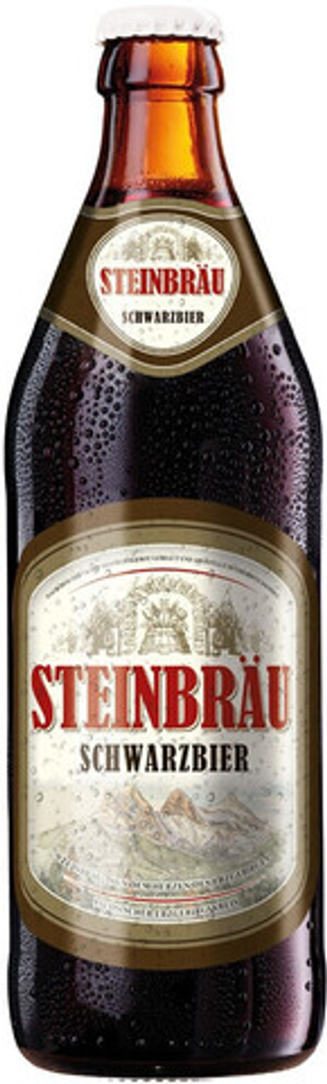 Штайнброй Шварцбир темное фильт. 5,0% 0,5л Брауголд Германия