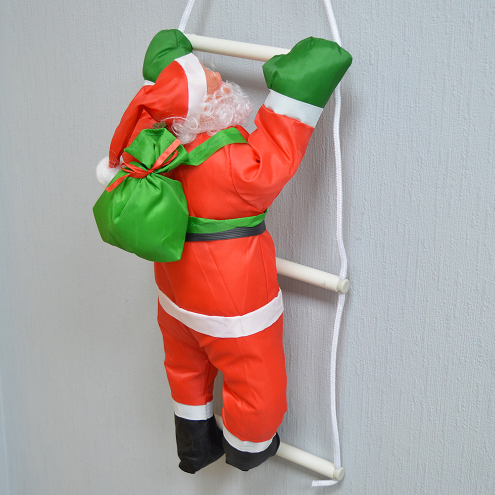 Сувенир "Дед Мороз на лесенке" 50см