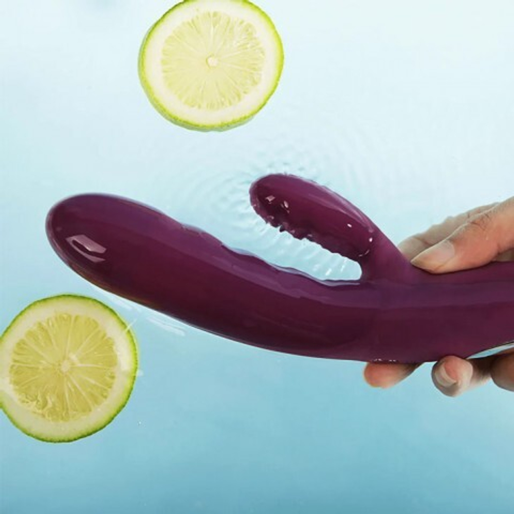 Вибратор с двойной стимуляцией Avery лиловый  от SVAKOM