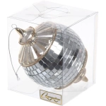 Елочная игрушка «Новогодняя дискотека» 8*8*13 см, золото