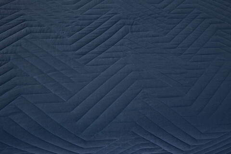 Покрывало 160х220 и наволочка 50х70 Sofi De MarkO Мориц синее