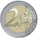 2 евро 2021 Монако 10-ая годовщина свадьбы Альберта и Шарлин