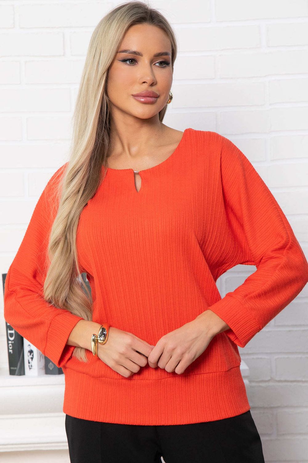 Джемпер трикотажный Претти (оранжевый) Б14846-50М LT Collection