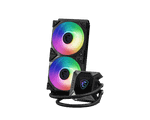 Водяное охлаждение для CPU MSI MPG CORELIQUID K240 V2. Socket Intel/AMD, 4pin, Fan 2x120см, ARGB