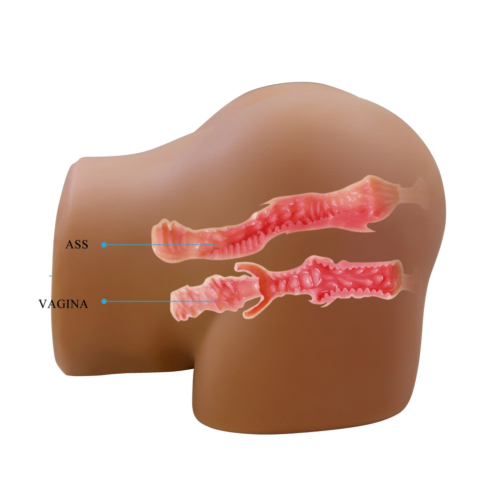 Мастурбатор Baile Geriann с 2 любовными каналами и вибрацией