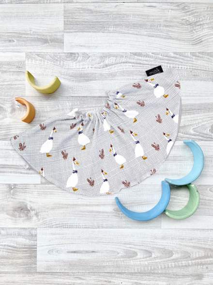 Двусторонний нагрудник Mjölk Гуси