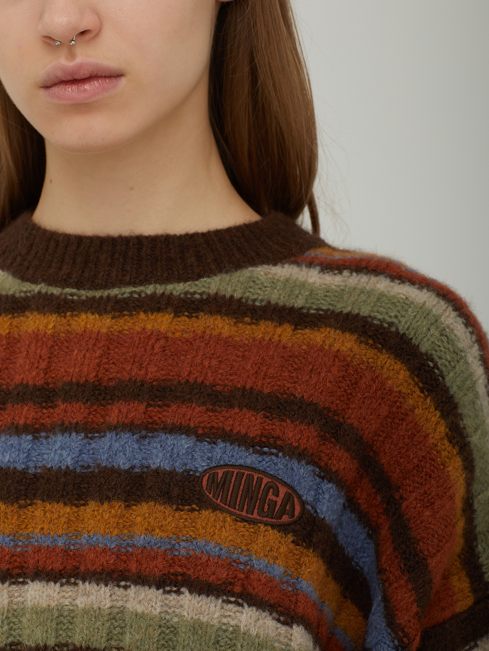 Женские Свитер Anne Striped