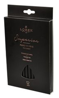 Фломастеры LOREX PRO-DRAW SUPERIOR 12 цв. кругл. корп. стандартные