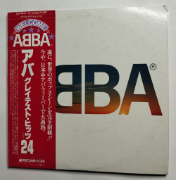 Винтажная виниловая пластинка LP ABBAs Greatest Hits 24 (Japan 1977)