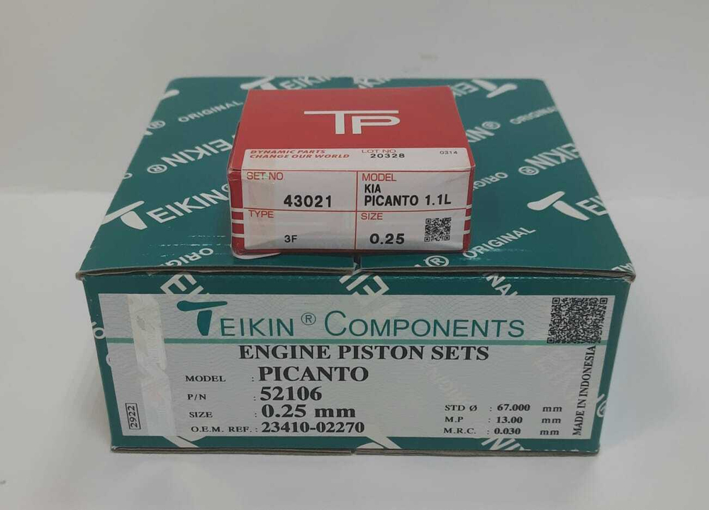 Поршни Teikin с кольцами TP +0.25 G4HG/G4HD