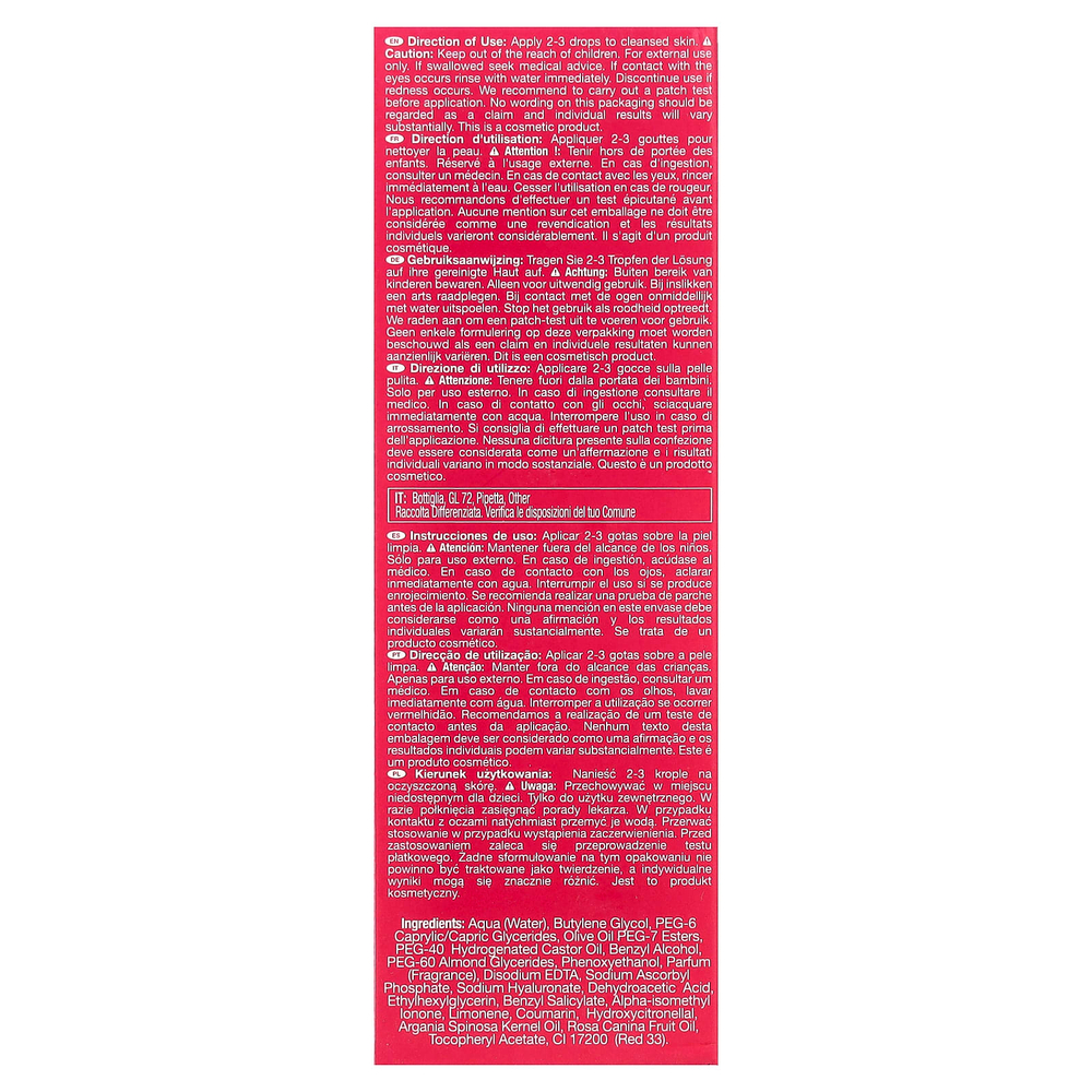 Dr. Botanicals, Марокканская роза, витамин C и масло для лица с гиалуроновой кислотой, для всех типов и чувствительной кожи, 30 мл (1,01 жидк. Унции)