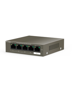 IP-COM G1105P-4-63W Коммутатор PoE неуправляемый 5-Ports 10/100/1000 Base-T / 4-Ports PoE (PoE бюджет 58W)