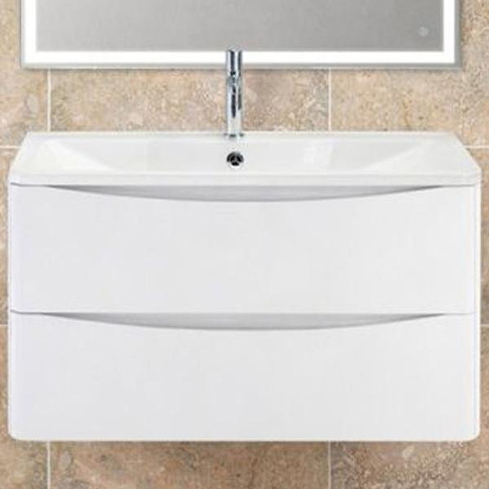 Тумба под раковину BelBagno ACQUA-1000-2C-SO-BL подвесная Bianco Lucido