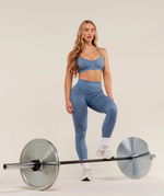 Леггинсы GYMSHARK Adapt Animal Seamless Leggings Blue